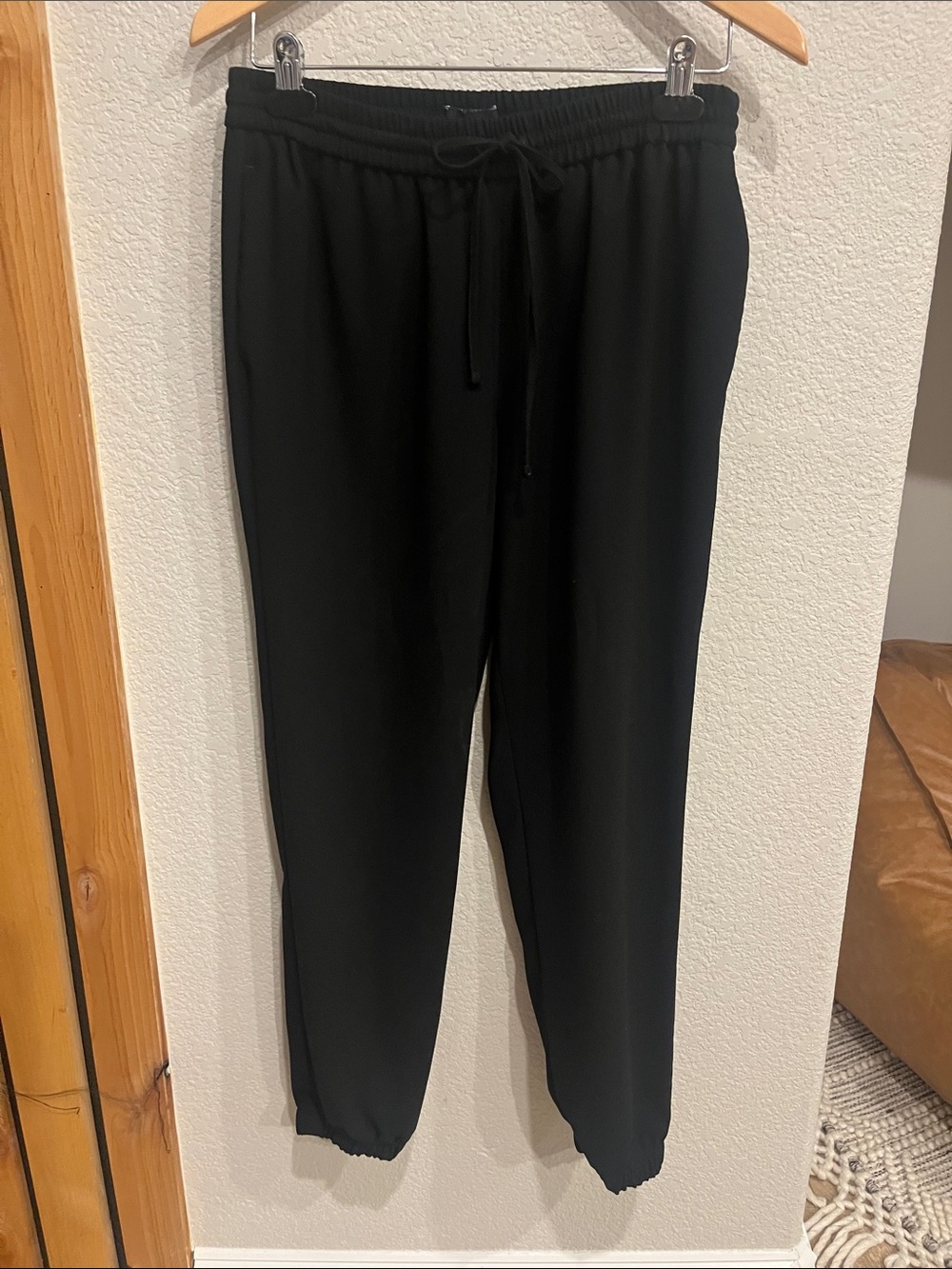 Express Black Men's Jogger Pants with Drawstring